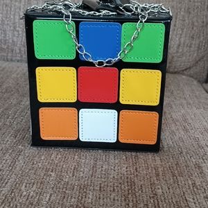 Rubio cube crossbody purse